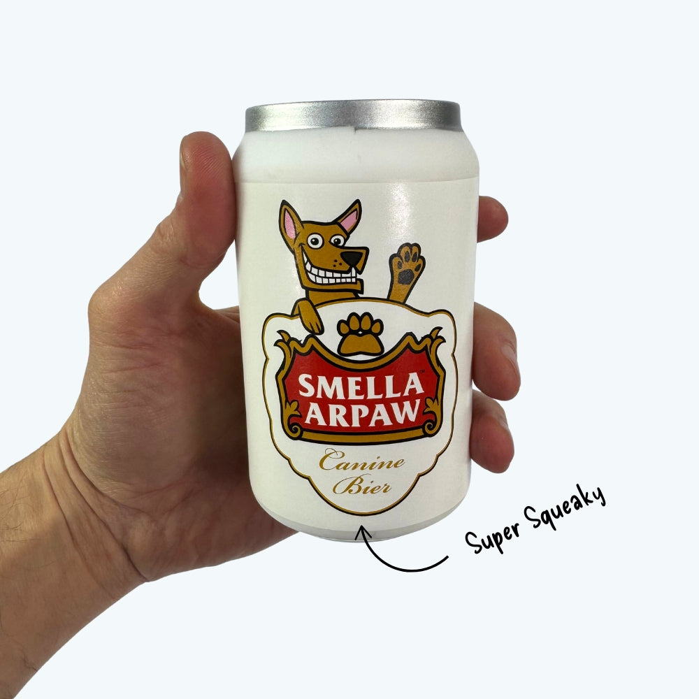 Smella Arpaw Beer Can Dog Toy