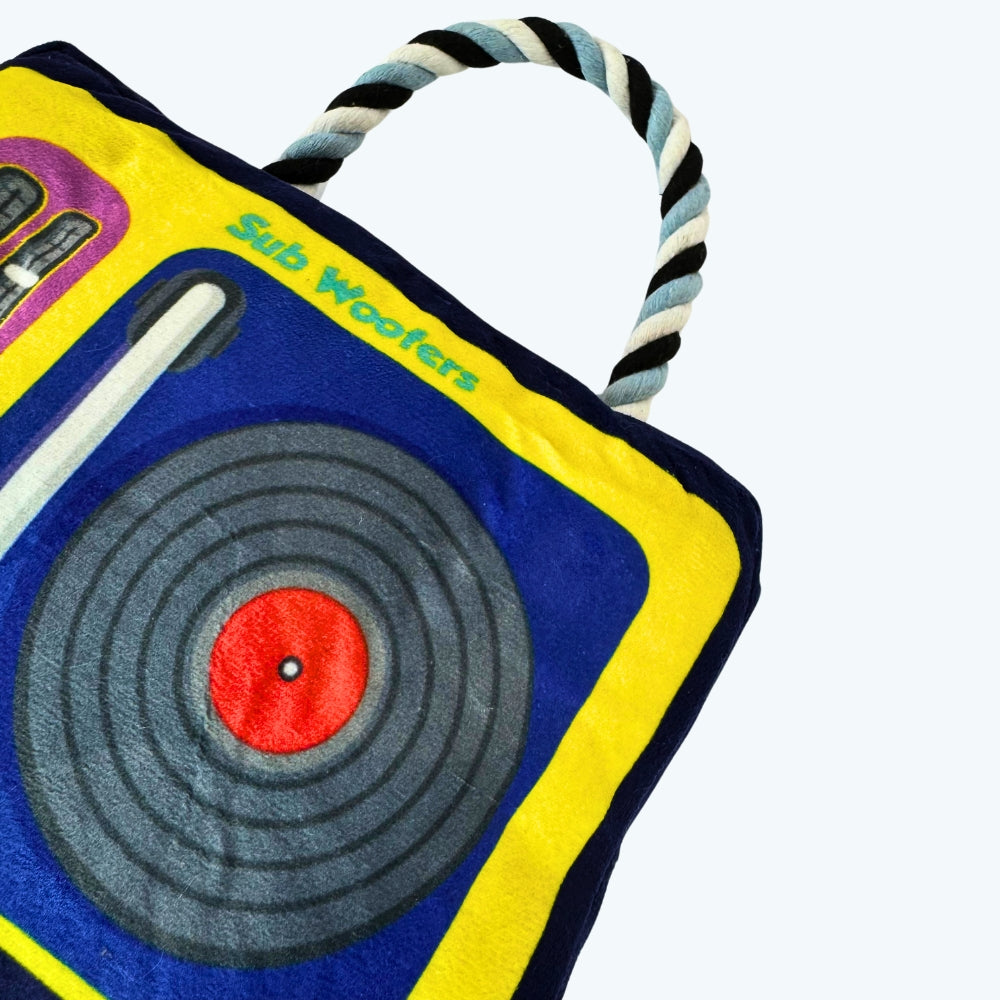 Sub Woofer Crinkly Dog Toy