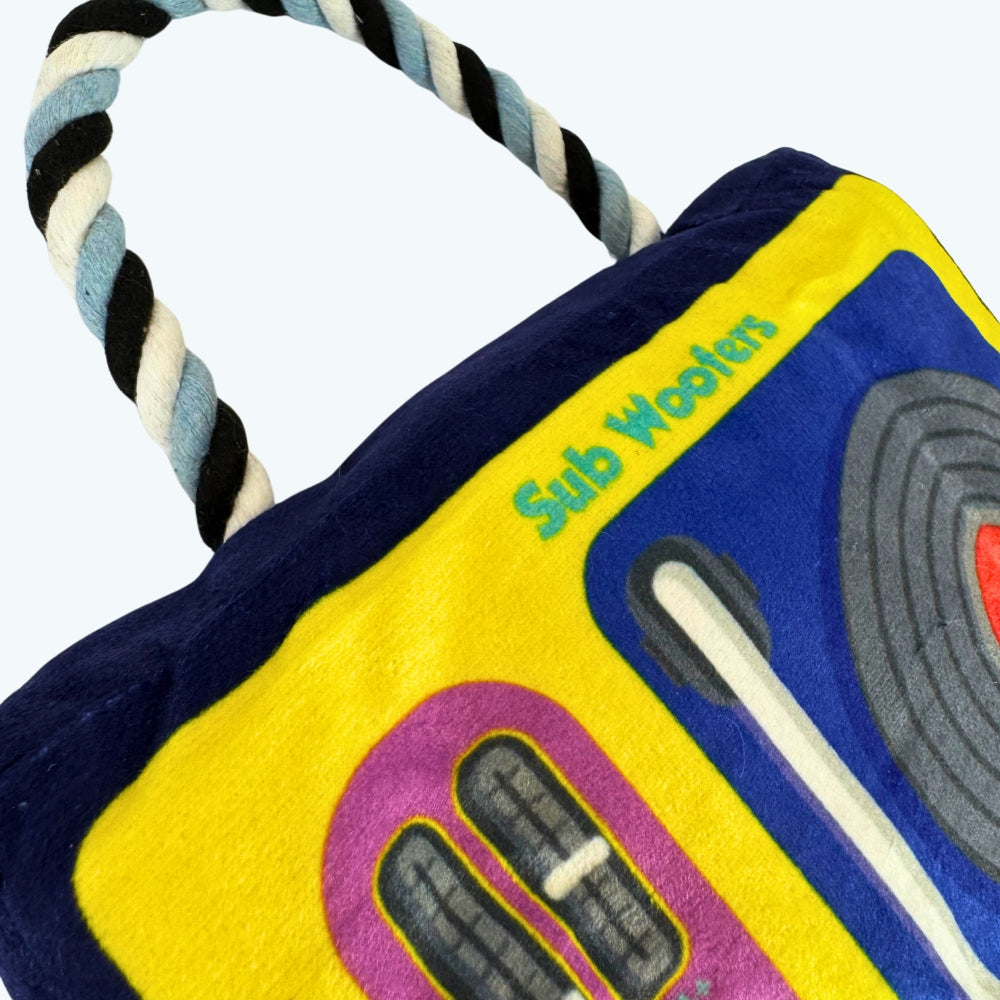 Sub Woofer Crinkly Dog Toy