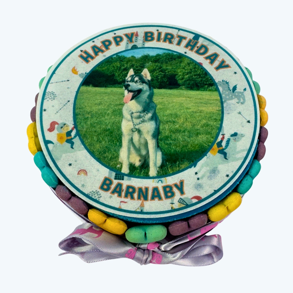Pawty Prince Personalised Birthday Cake