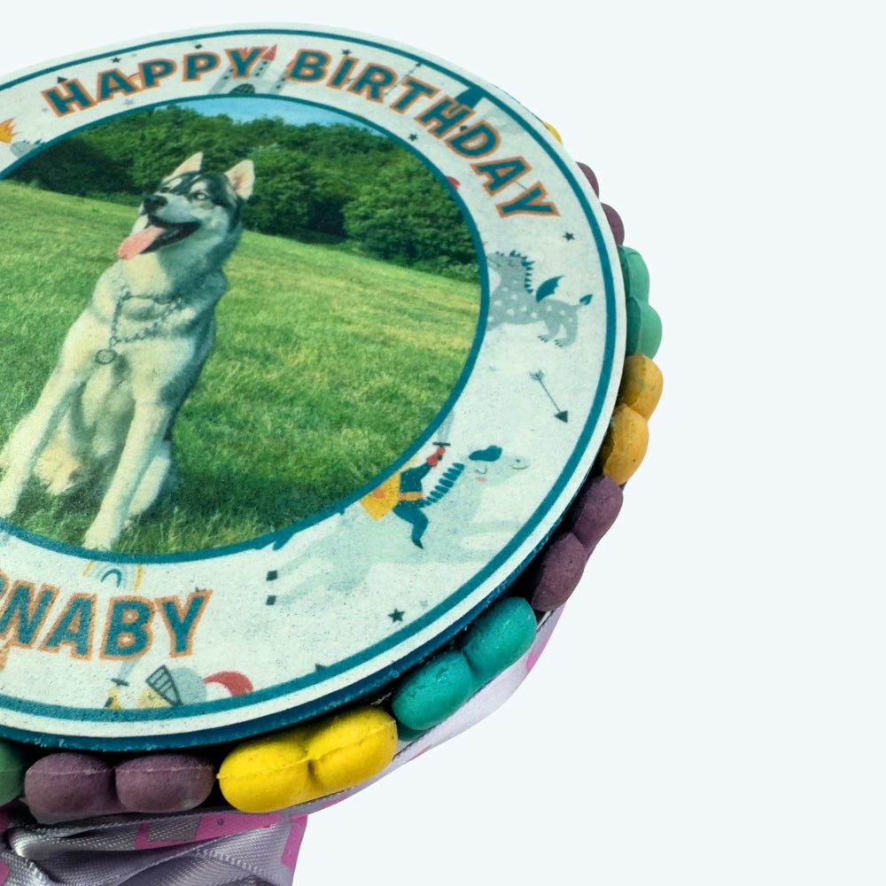 Pawty Prince Personalised Birthday Cake