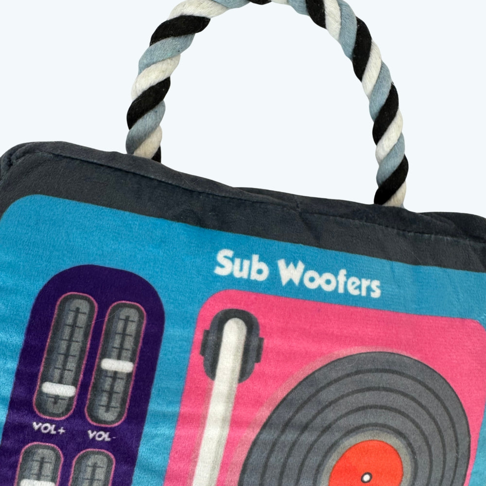Sub Woofer Crinkly Dog Toy