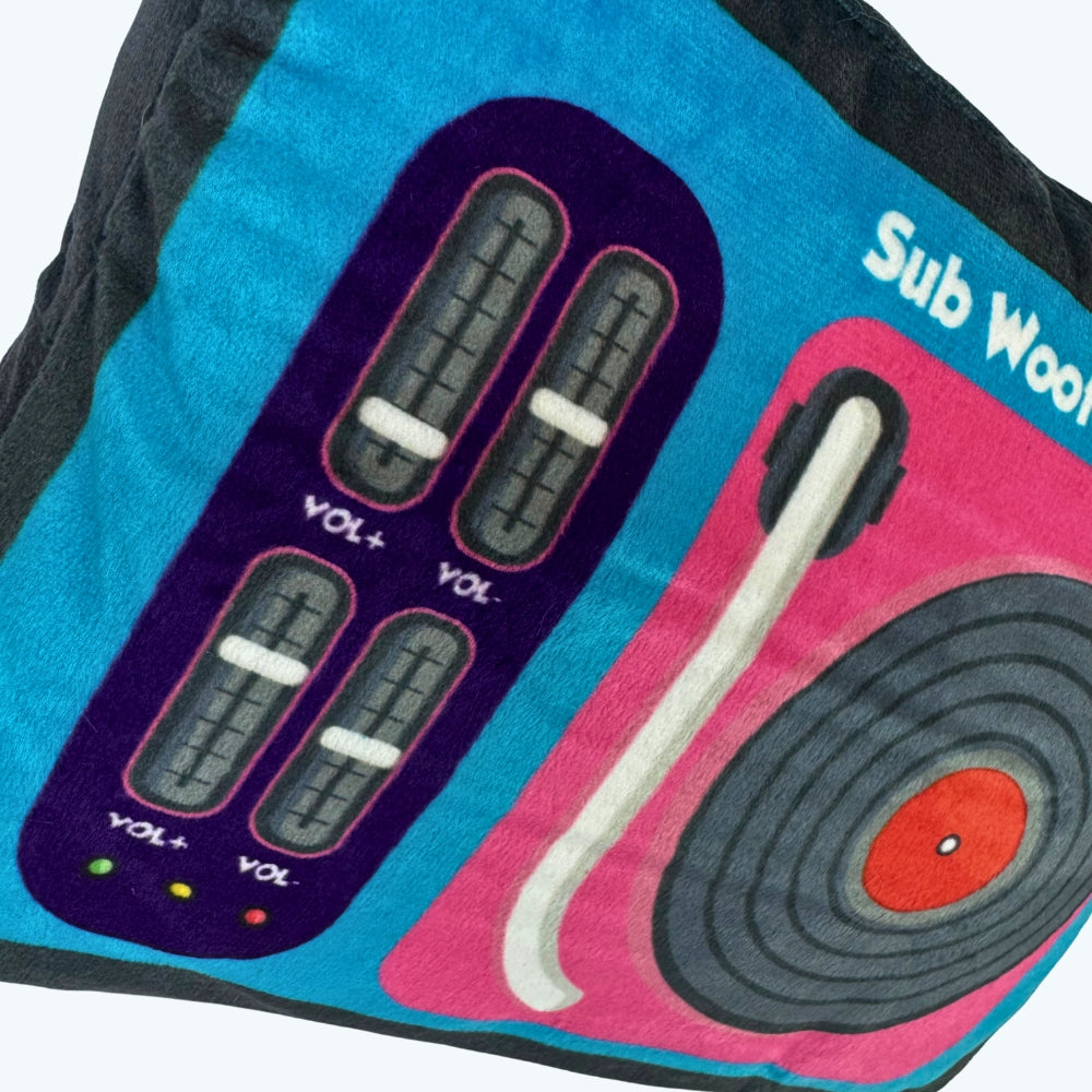 Sub Woofer Crinkly Dog Toy