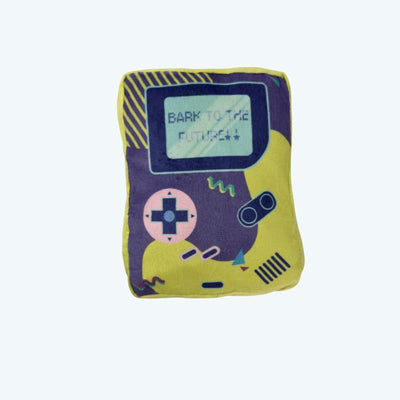 Bark To The Future Game Console Plush Crinkly Dog Toy
