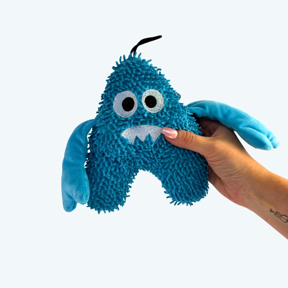 Bobble Monster Soft Plush Squeaky Dog Toy