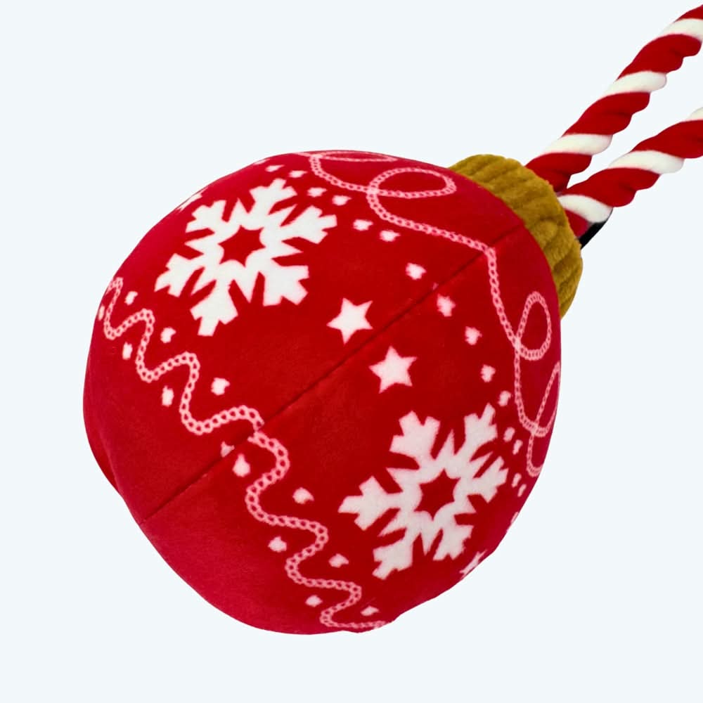 Christmas Bauble Rope Dog Toy