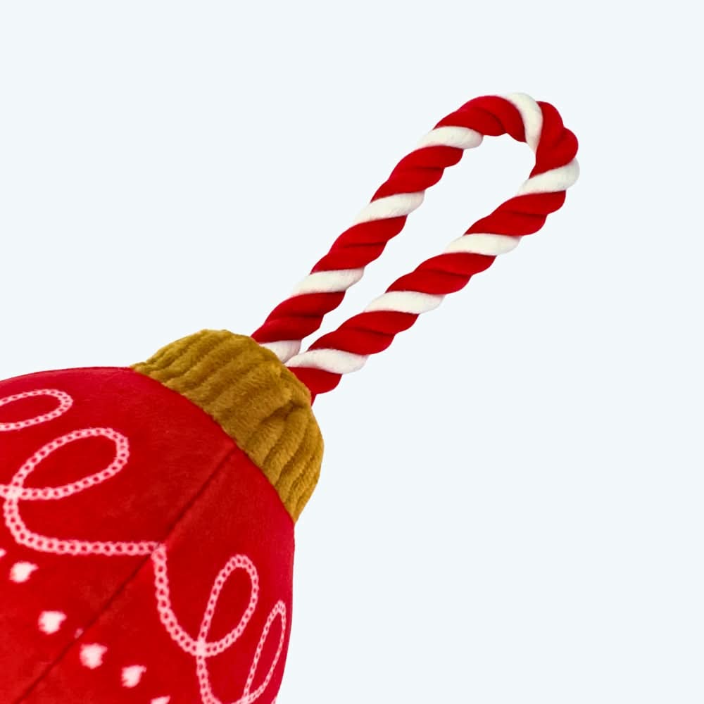 Christmas Bauble Rope Dog Toy