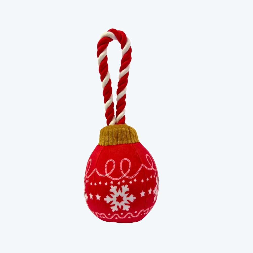 Christmas Bauble Rope Dog Toy