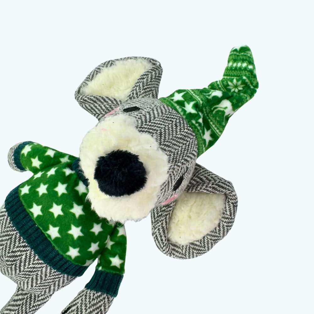 Christmas Plush Festive Mouse Dog Toy