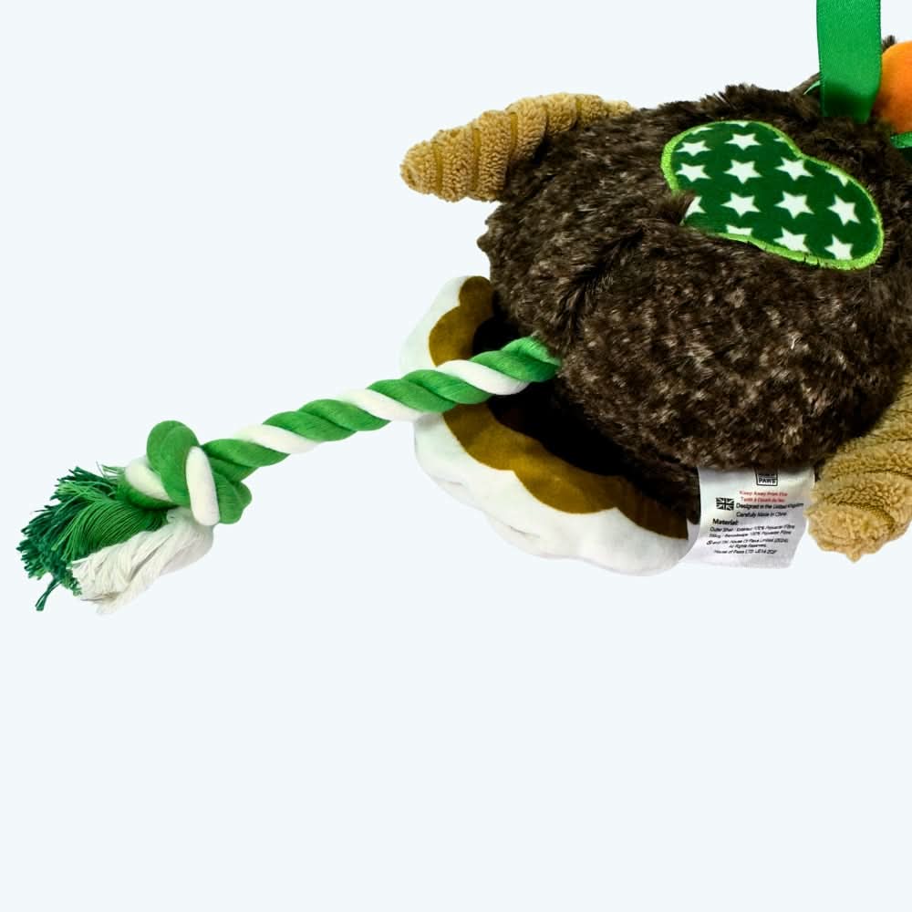 Christmas Turkey Festive Rope Dog Toy