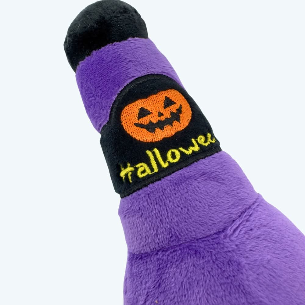Halloween Trick or Treat Plush Bottle Dog Toy