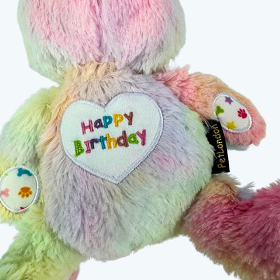 Happy Birthday Bunny Dog Toy