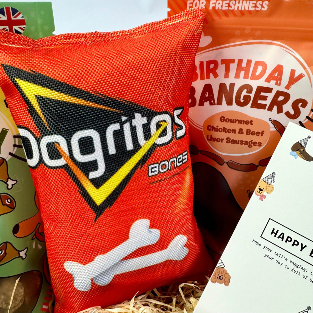 Treats Galore Dog Birthday Box