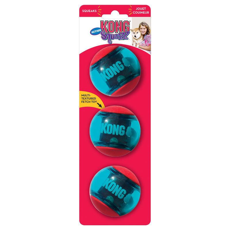 KONG Squeezz Action Balls
