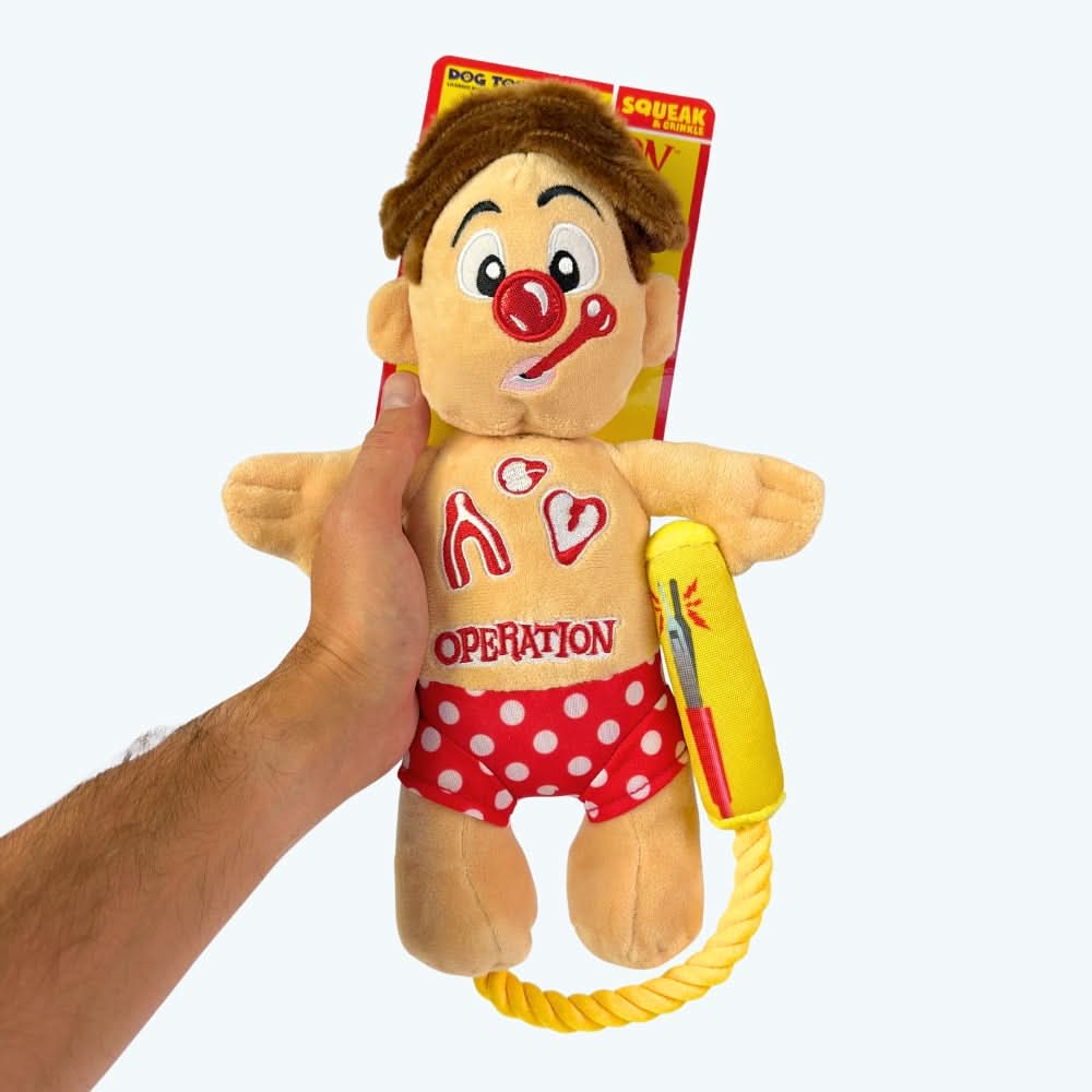 Operation Cavity Sam Squeak & Crunch Dog Toy