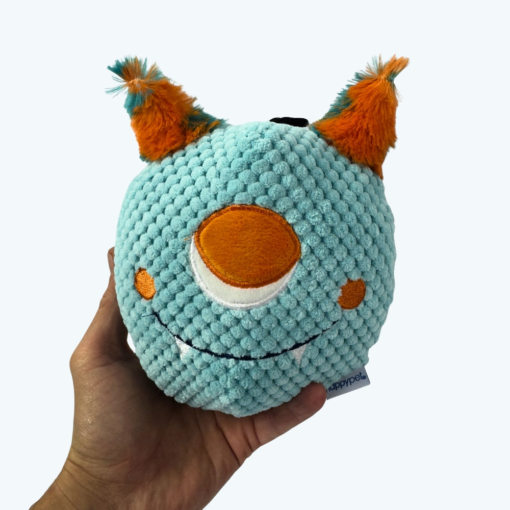 Waffle Monster Soft Plush Squeaky Dog Toy