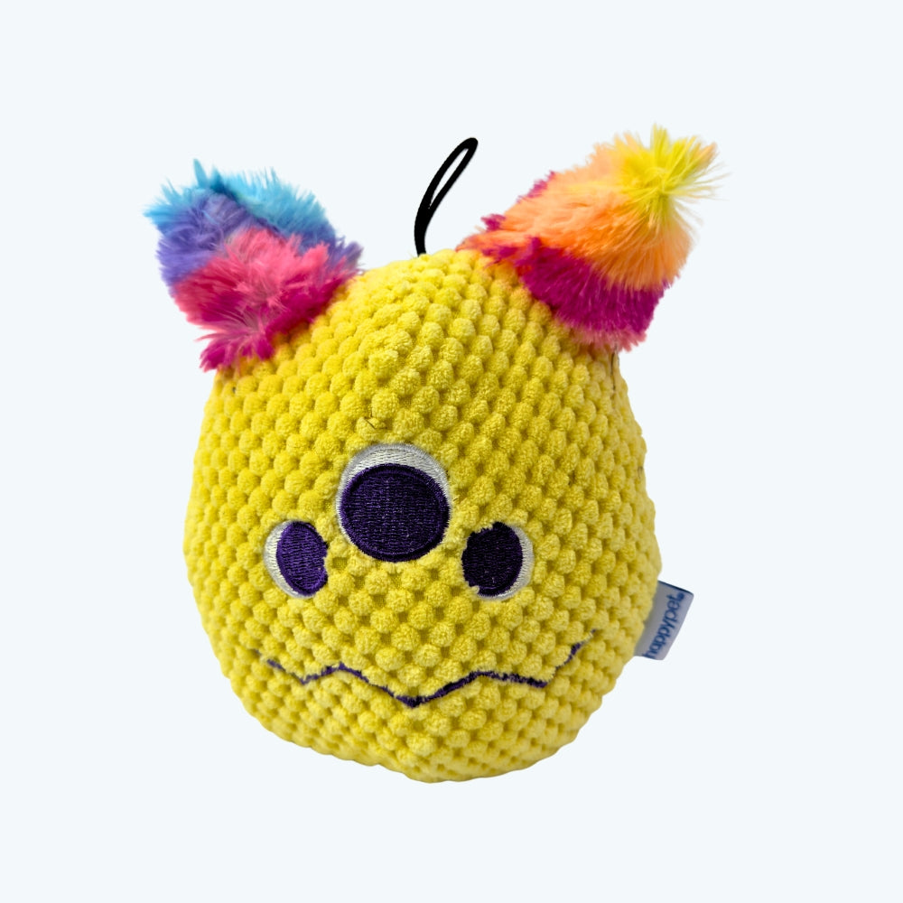 Waffle Monster Soft Plush Squeaky Dog Toy