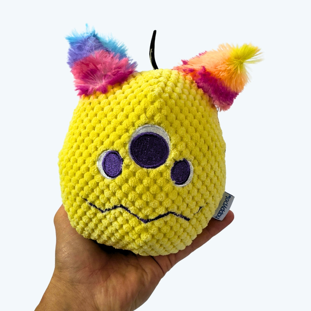Waffle Monster Soft Plush Squeaky Dog Toy