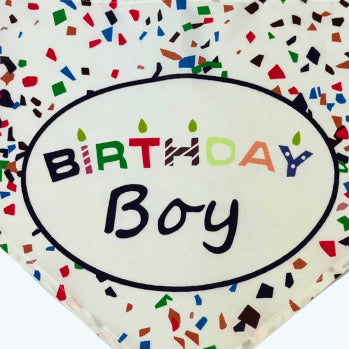 Dog Birthday Bandana – Birthday Boy or Girl Design