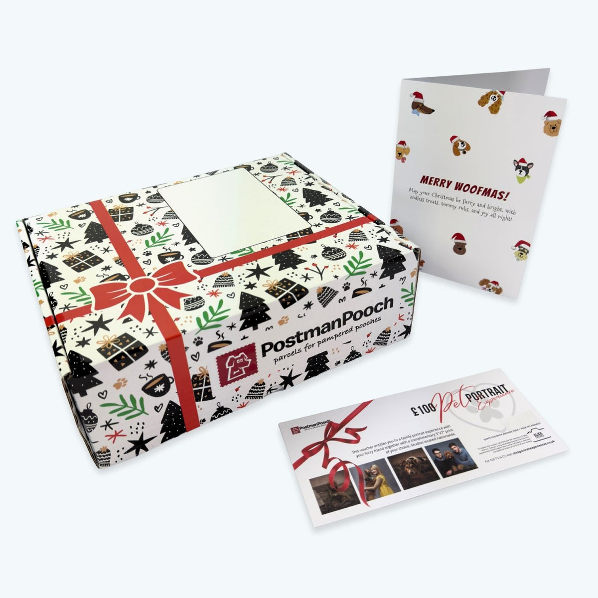 Festive Food Christmas Dog Gift Box