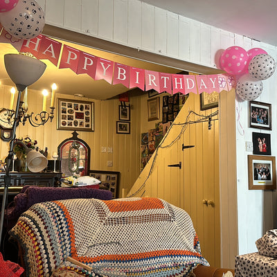 Dog Birthday Party Decorations - Pink