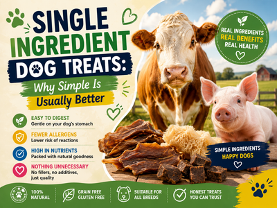 Single Ingredient Dog Treats: Why Simple Is Usually Better