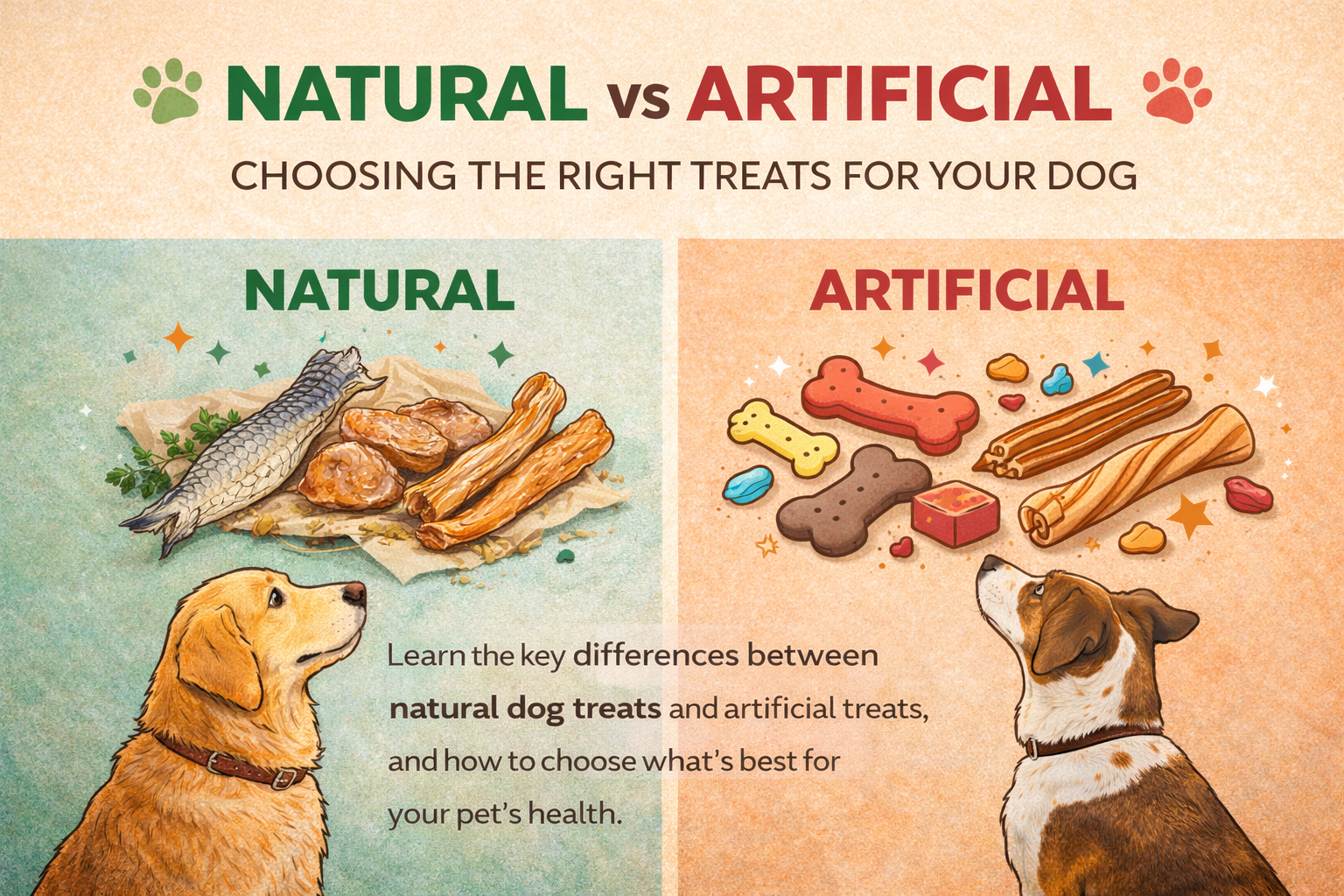 Natural vs Artificial Dog Treats: What’s Better?