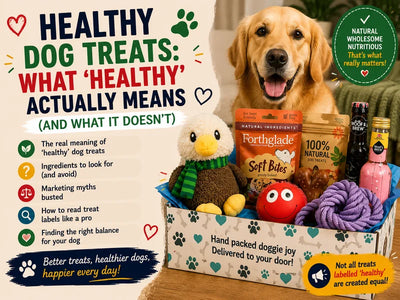 Healthy Dog Treats: What 'Healthy' Actually Means (And What It Doesn't)