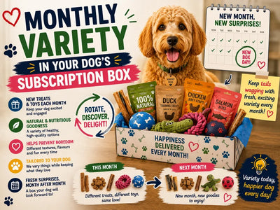 Monthly Variety in Your Dog's Subscription Box