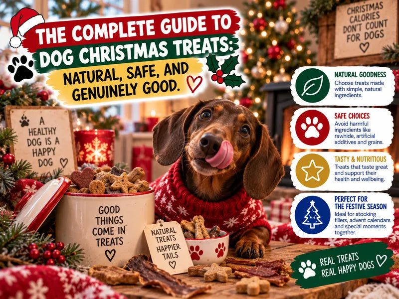 The Complete Guide to Dog Christmas Treats: Natural, Safe, and Genuinely Good