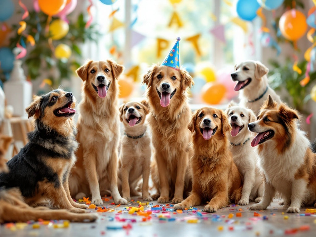 UK's Happiest Dogs Celebrate with Postman Pooch