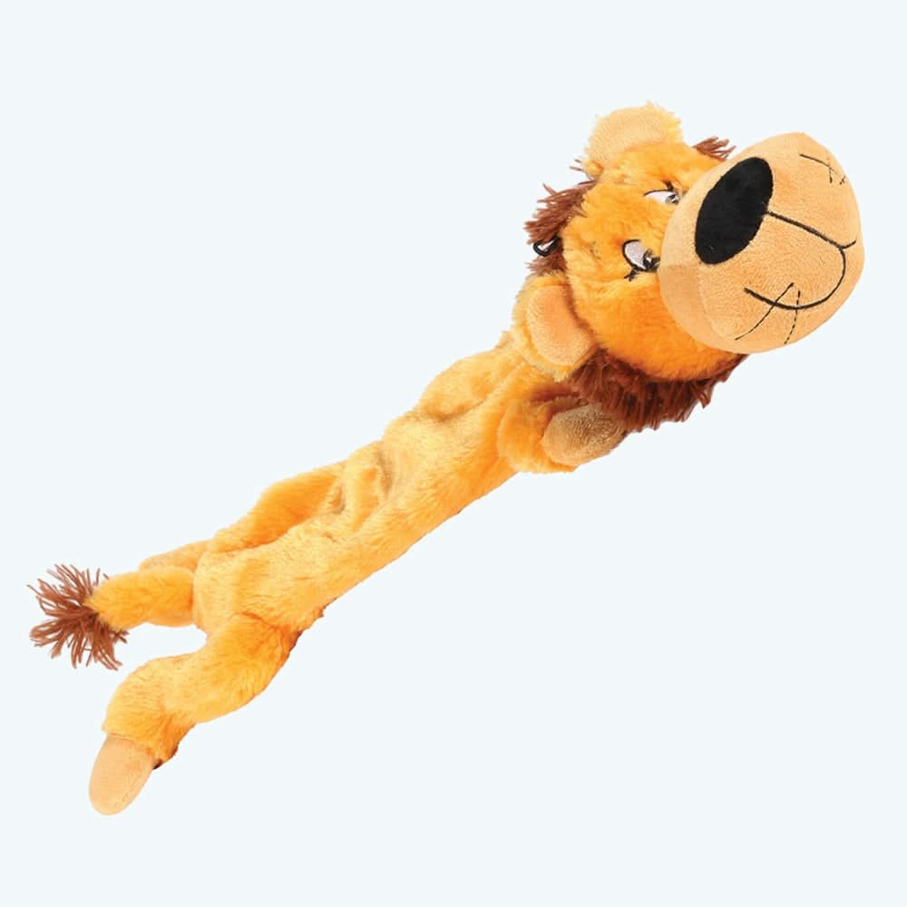 Wild Crinkler Lion Dog Toy