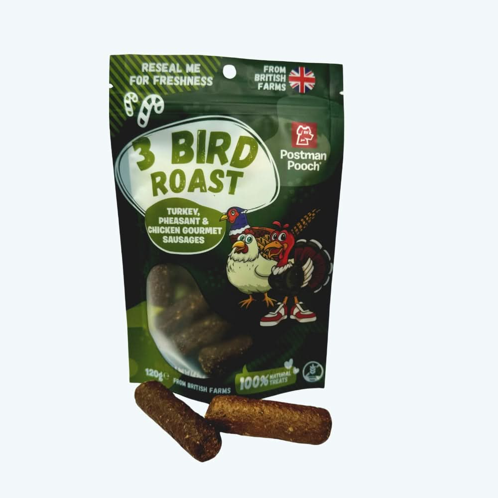 3 bird roast dog treats