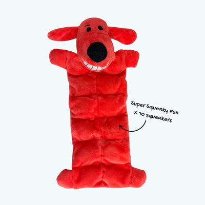 Loofa Squeaker Mat Dog Toy