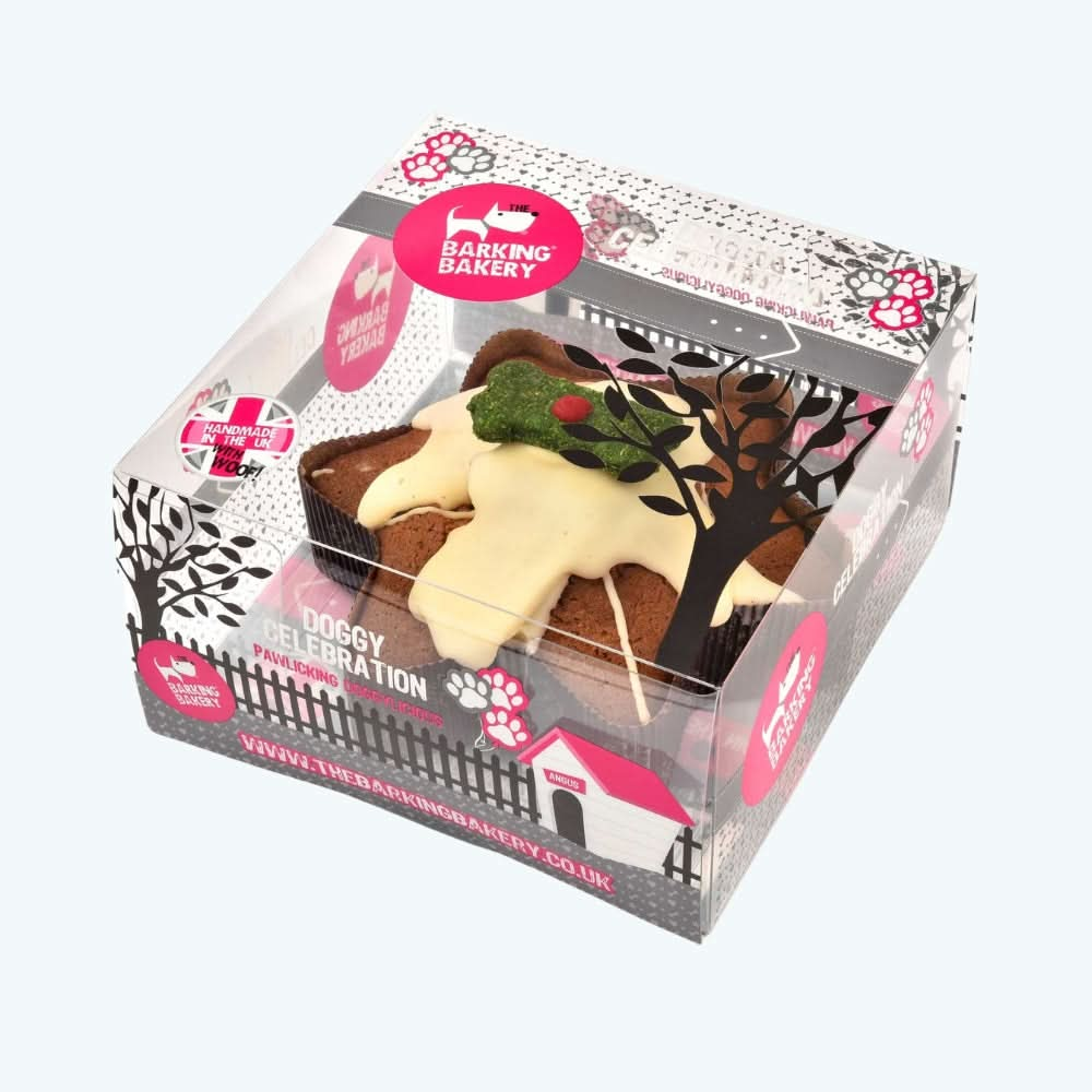 Yappy Woofmas Christmas Star Cake