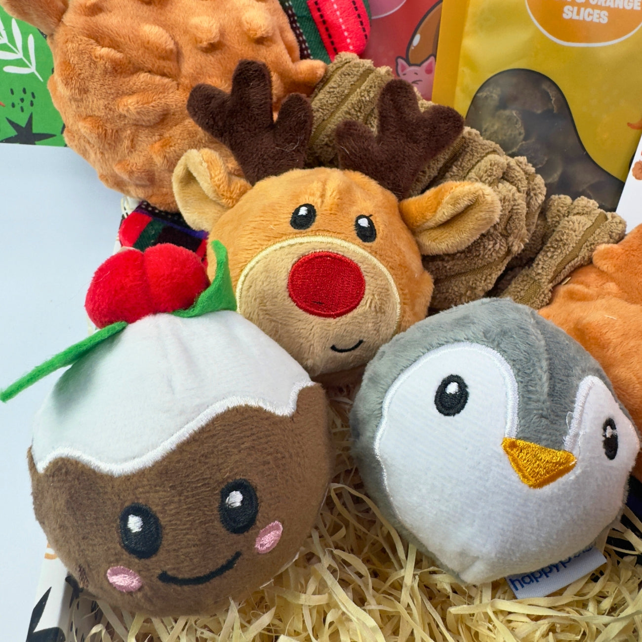 Trio ball character dog toys