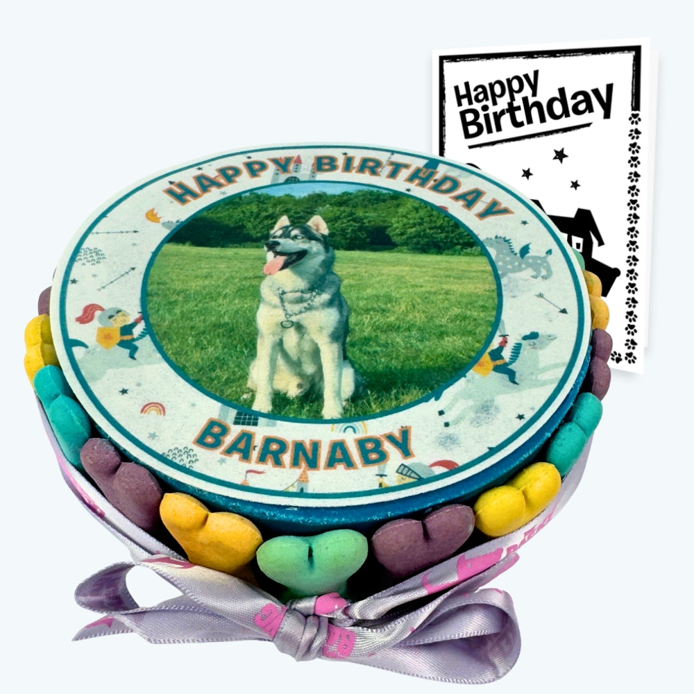 Pawty Prince Personalised Birthday Cake