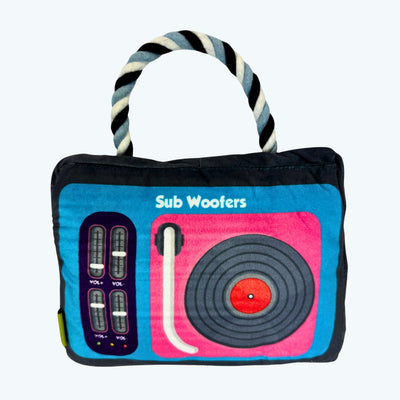 Sub Woofer Crinkly Dog Toy