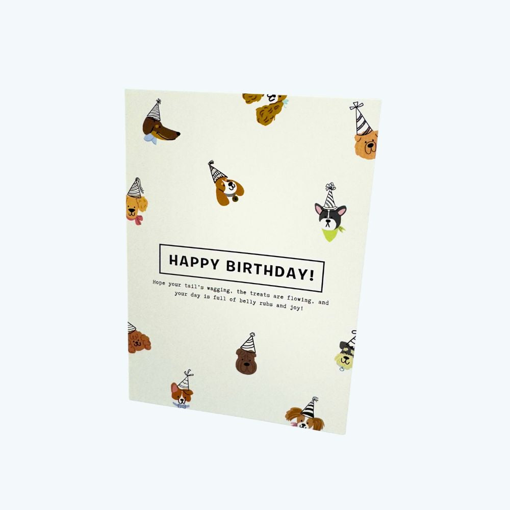 Dog Birthday Card by Postman Pooch
