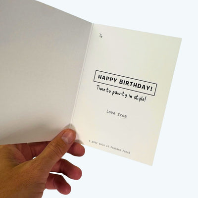 Dog Birthday Card by Postman Pooch