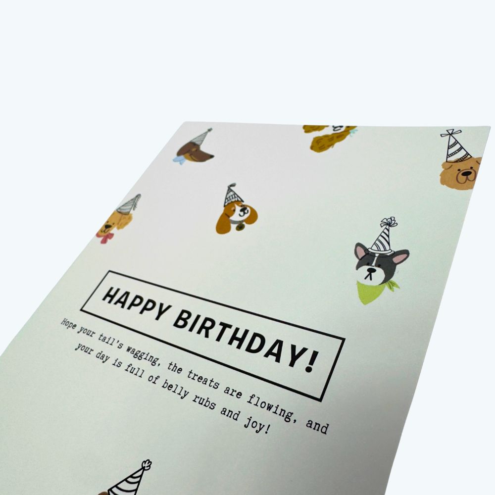 Dog Birthday Card by Postman Pooch