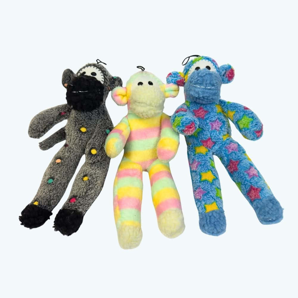 Sock Monkey Dog Toy