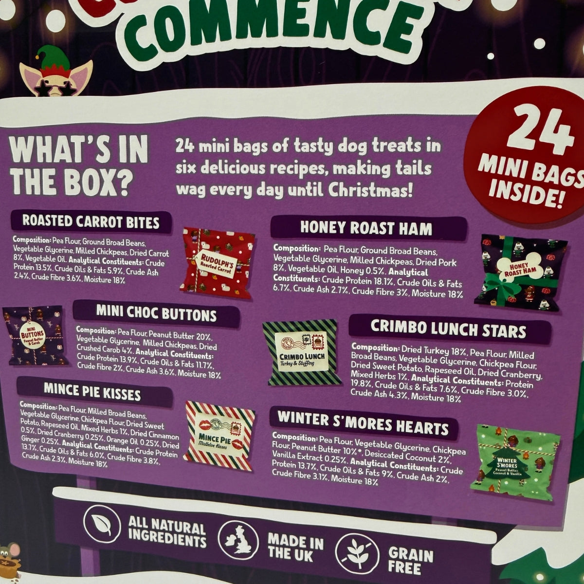 Christmas Advent Calendar for Dogs