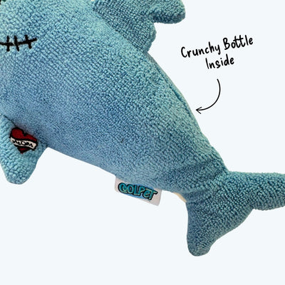 Nipper The Shark Bottle Dog Toy