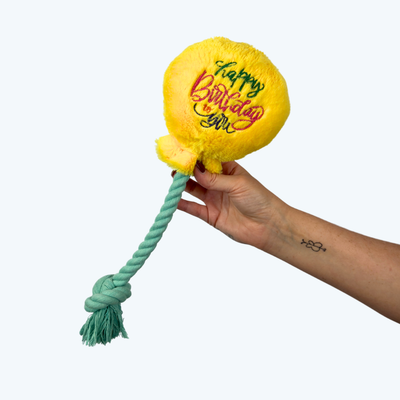 Happy Birthday Balloon Dog Toy