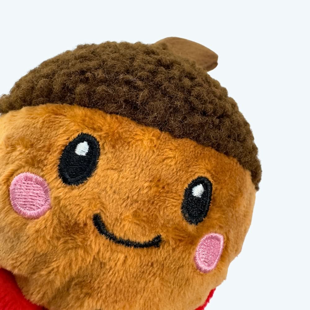 Christmas Chestnut Squeaker Ball Dog Toy