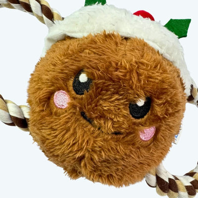 Christmas Pudding Tug of War Rope Dog Toy