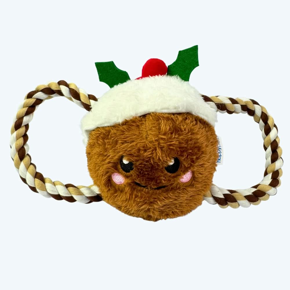 Christmas Pudding Tug of War Rope Dog Toy