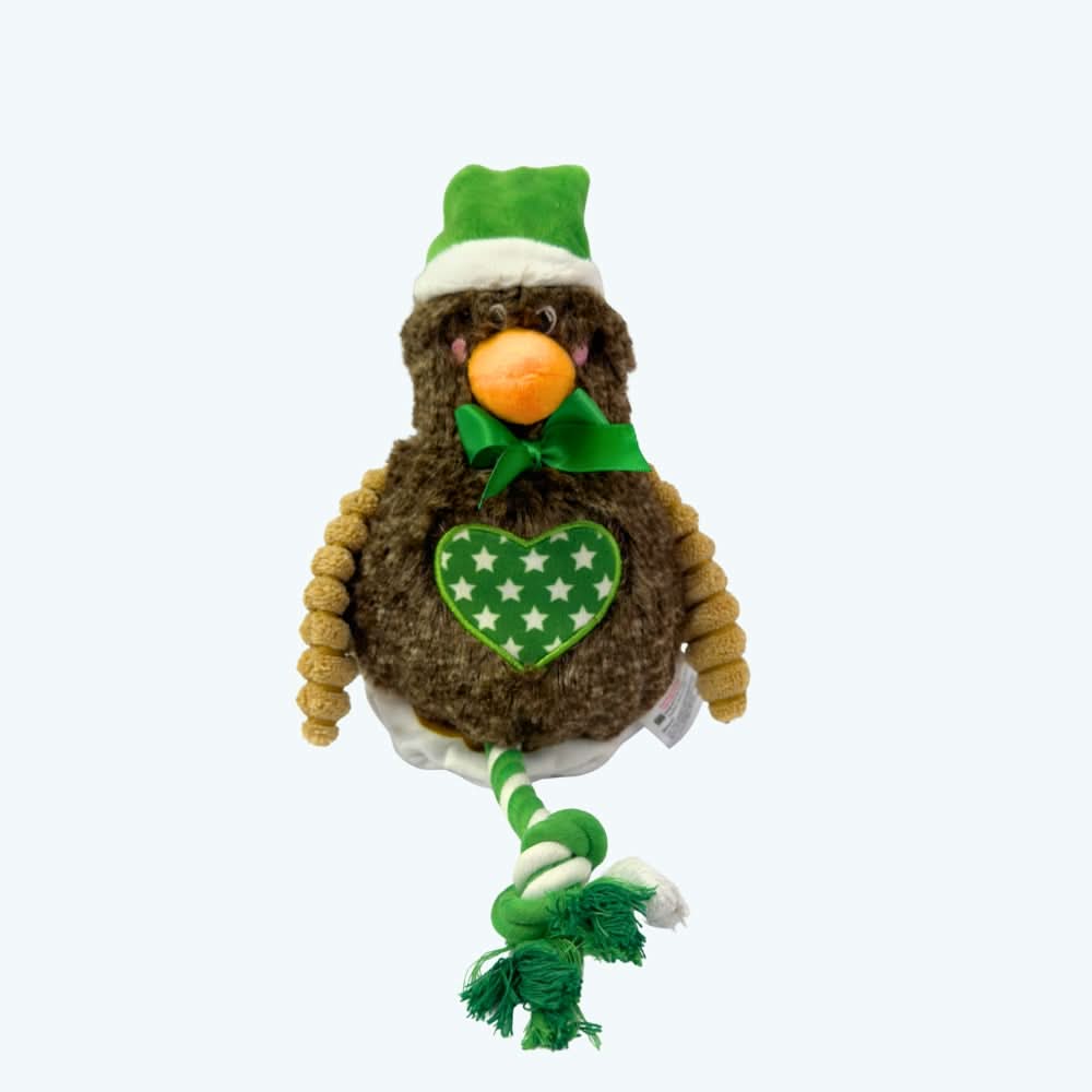 Turkey Jump Rope Christmas Turkey Festive Rope Dog Toy – House of Paws