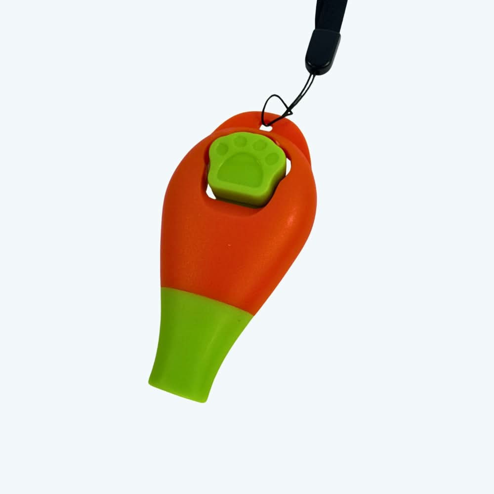 Dog Training Clicker with Whistle & Wrist Strap